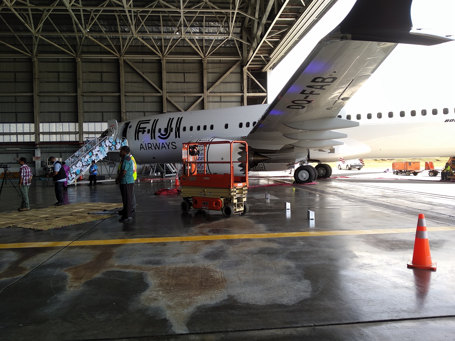 波音公司向斐济航空交付首架波音737 MAX 8飞机