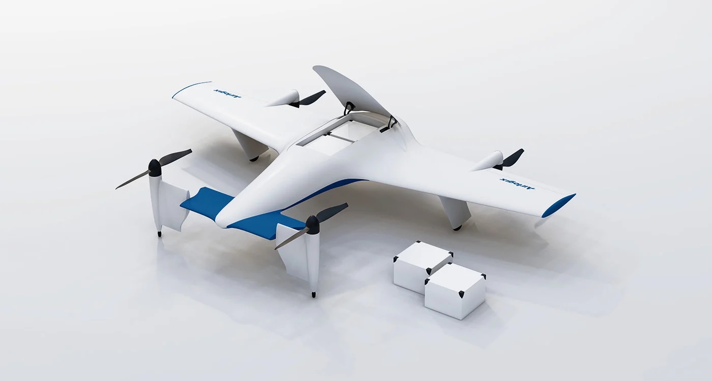 Airlogix 开发电动 VTOL 倾转旋翼无人机